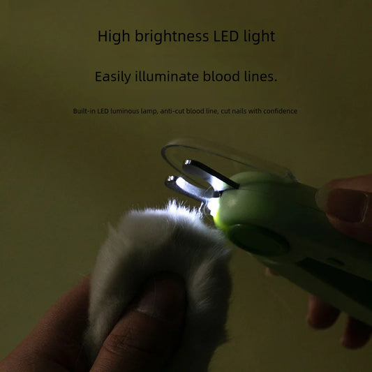 PawBaby nail clippers with LED lights