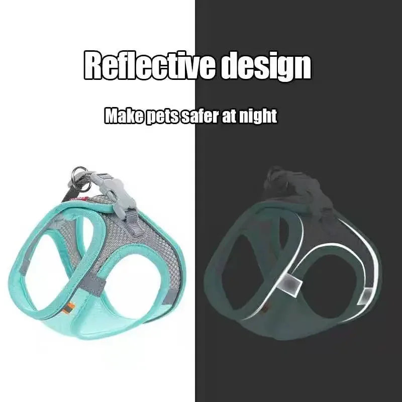 Breathable Adjustable Pet Harness for Small/Medium Dogs
