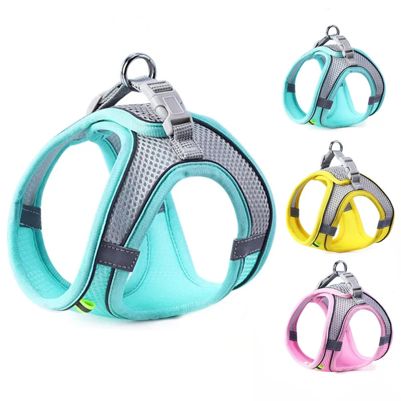 Breathable Adjustable Pet Harness for Small/Medium Dogs